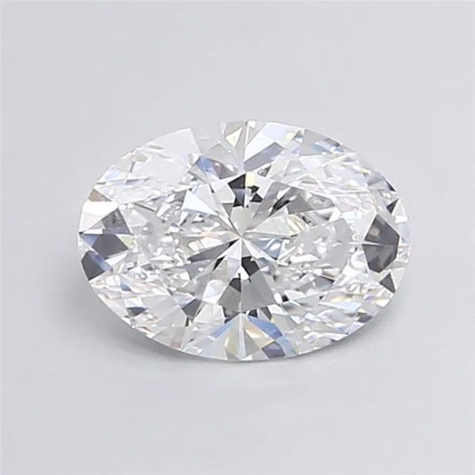 3.18ct Oval Lab Grown Diamond (Colour F, Clarity VVS1, IGI Certified)