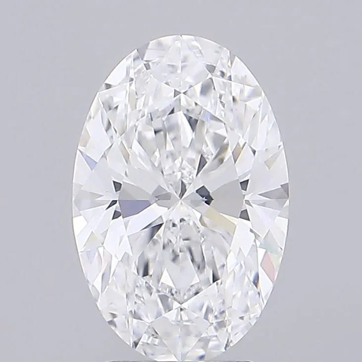3.23ct Oval Lab Grown Diamond (Colour D, Clarity VVS2, IGI Certified)