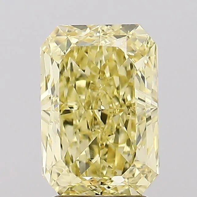 3.27ct Radiant Lab Grown Diamond (Colour Fancy Yellow, Clarity VS1, IGI Certified)