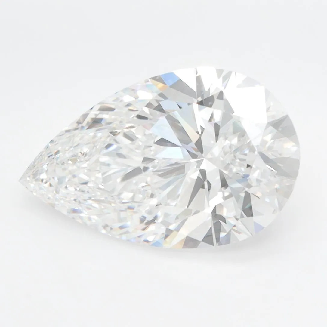 3.28ct Pear Lab Grown Diamond (Colour D, Clarity IF, IGI Certified)