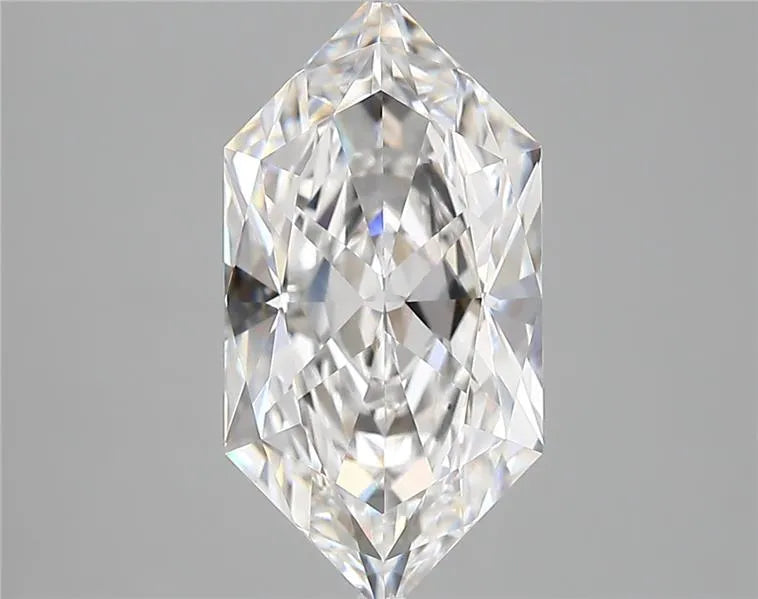 3.36ct Hexagonal Lab Grown Diamond (Colour D, Clarity VVS2, IGI Certified)