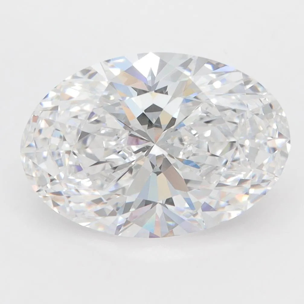 3.46ct Oval Lab Grown Diamond (Colour D, Clarity VVS2, GIA Certified)