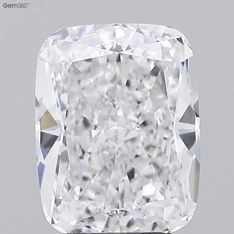 3.48ct Cushion modified Lab Grown Diamond (Colour D, Clarity VVS2, IGI Certified)