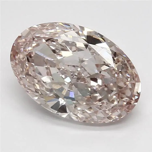 3.49ct Oval Lab Grown Diamond (Colour Fancy Intense Pink, Clarity VS1, IGI Certified)