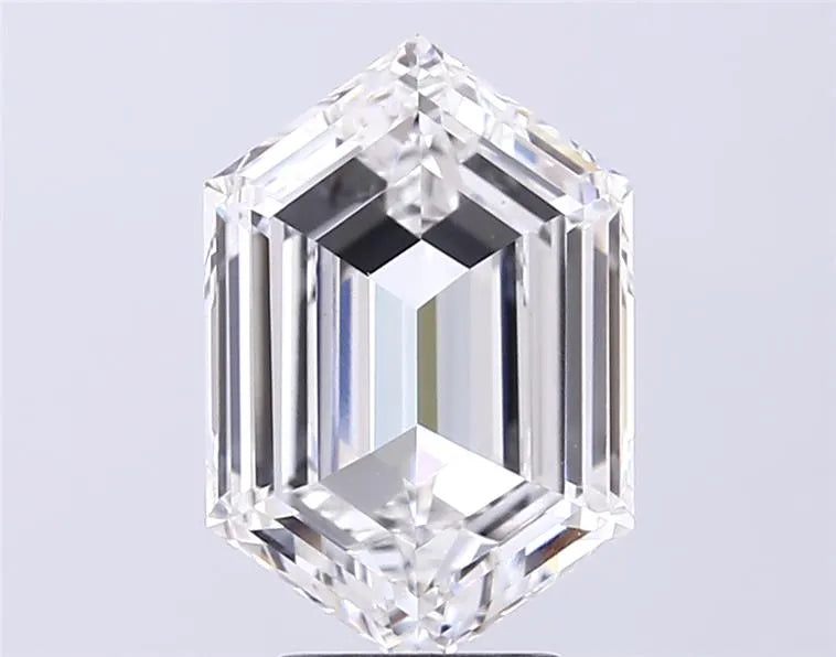 3.50ct Hexagonal Lab Grown Diamond (Colour E, Clarity VVS2, IGI Certified)