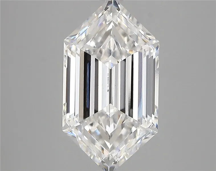 3.51ct Hexagonal Lab Grown Diamond (Colour E, Clarity VS1, IGI Certified)