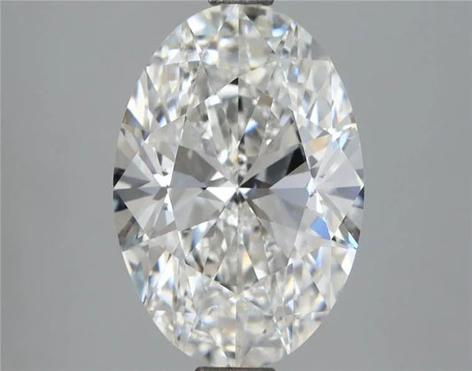 3.55ct Oval Lab Grown Diamond (Colour F, Clarity VVS2, IGI Certified)