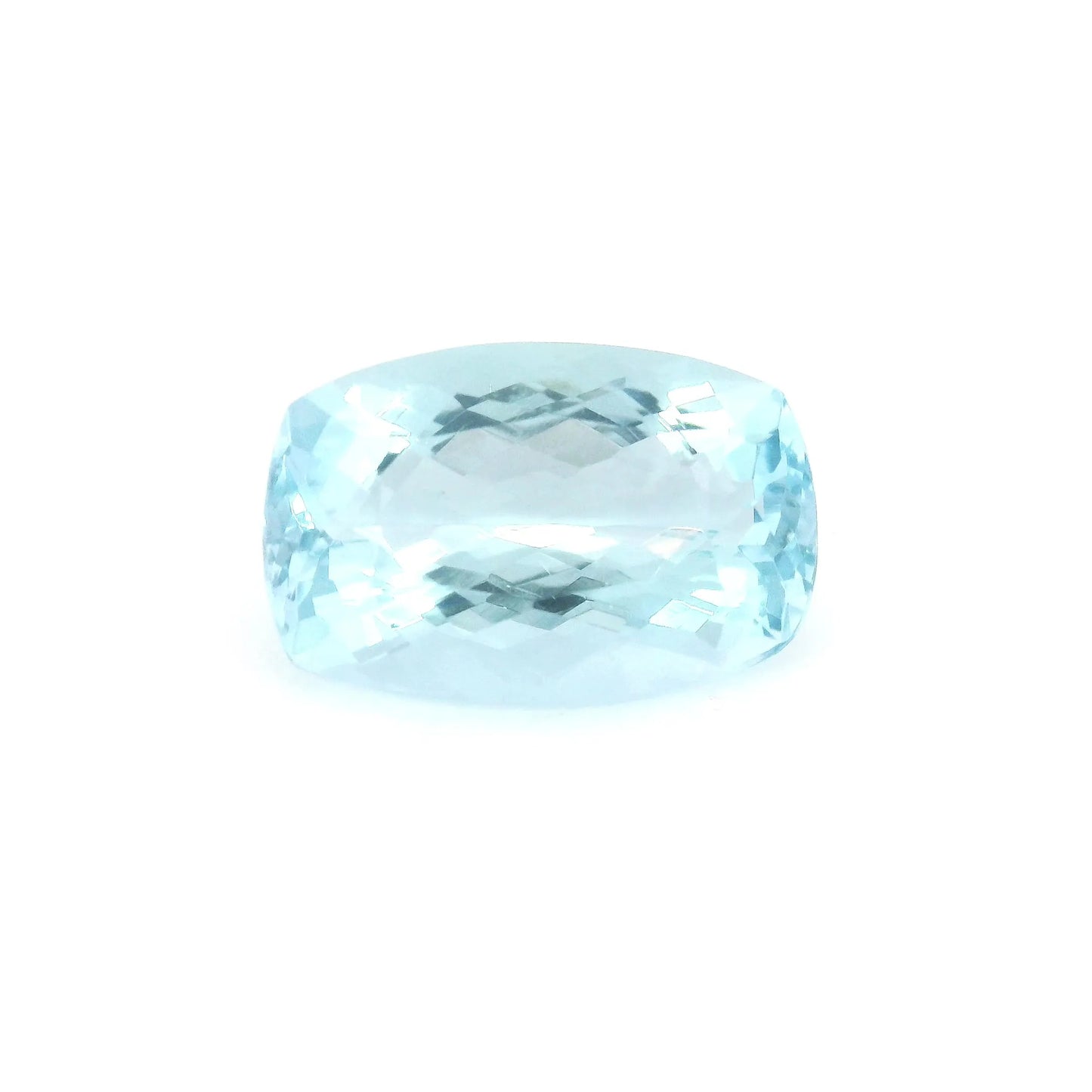 3.59ct Cushion Natural Aquamarine (Colour Blue, Clarity Eye Clean, Cut Faceted)