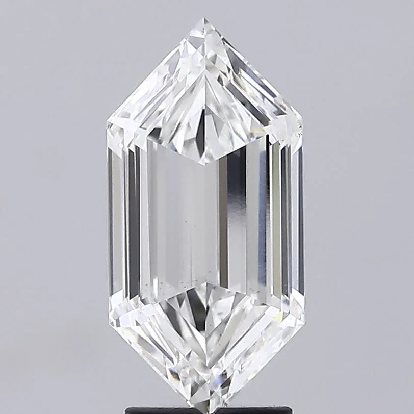 3.60ct Hexagonal Lab Grown Diamond (Colour E, Clarity VS1, IGI Certified)