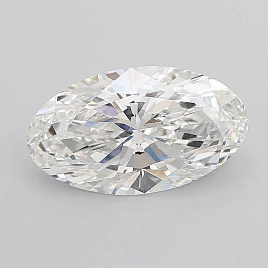3.62ct Oval Lab Grown Diamond (Colour F, Clarity VVS2, IGI Certified)