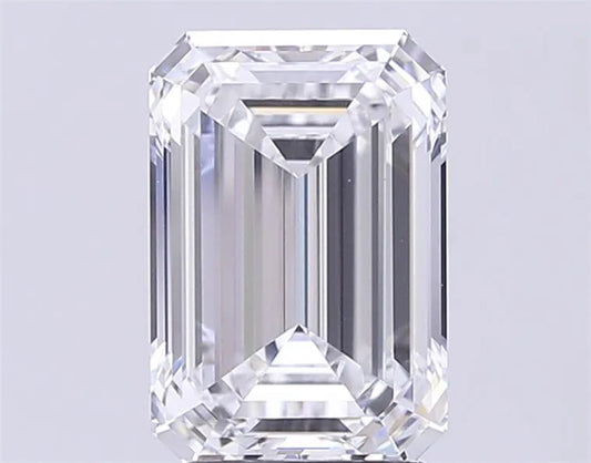 3.66ct Emerald Lab Grown Diamond (Colour E, Clarity VVS2, GIA Certified)