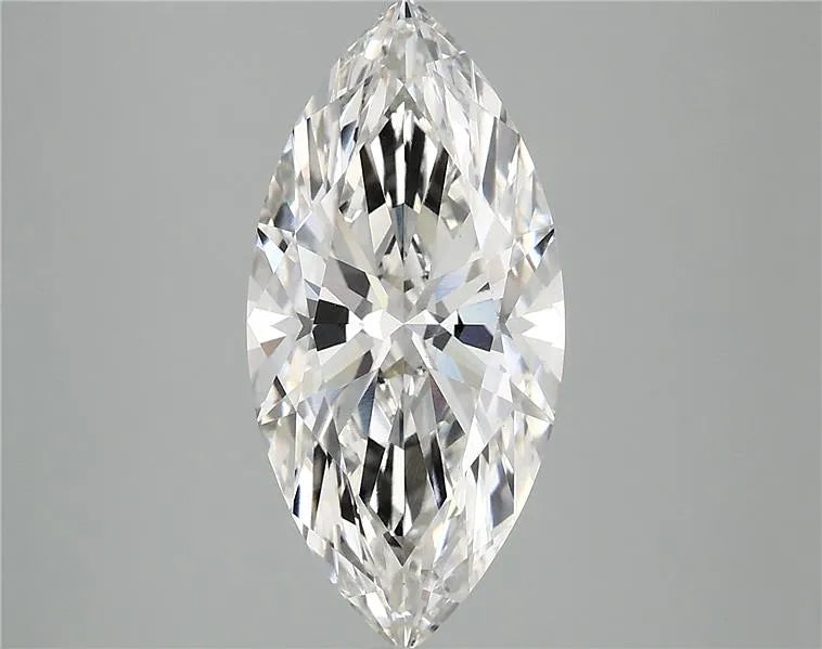 3.67ct Marquise Lab Grown Diamond (Colour G, Clarity VVS2, IGI Certified)
