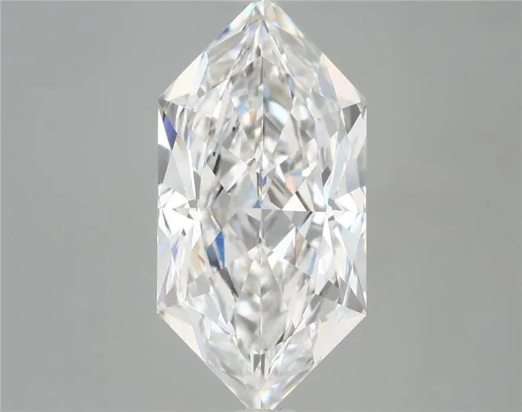 3.68ct Hexagonal Lab Grown Diamond (Colour E, Clarity VVS2, IGI Certified)