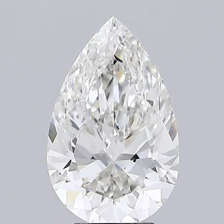 3.68ct Pear Lab Grown Diamond (Colour G, Clarity VS1, IGI Certified)