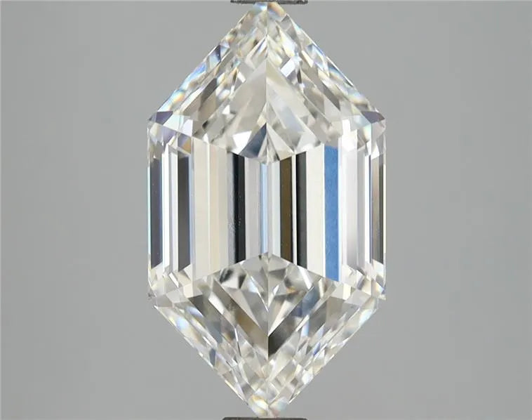 3.73ct Hexagonal Lab Grown Diamond (Colour E, Clarity VVS2, IGI Certified)