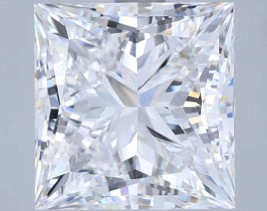 3.78ct Princess Lab Grown Diamond (Colour D, Clarity VVS2, IGI Certified)