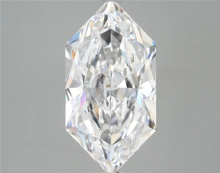 3.83ct Hexagonal Lab Grown Diamond (Colour E, Clarity VVS2, IGI Certified)