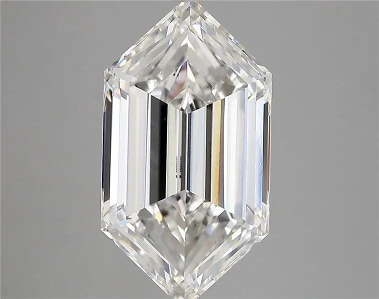 3.85ct Hexagonal Lab Grown Diamond (Colour E, Clarity VVS1, IGI Certified)