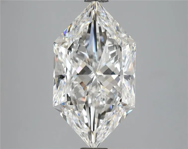 3.87ct Hexagonal Lab Grown Diamond (Colour E, Clarity VVS2, IGI Certified)