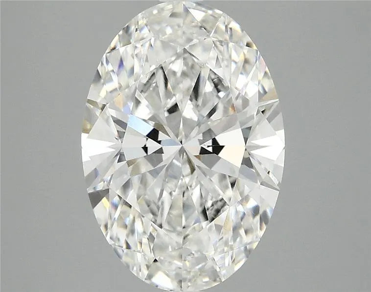 3.87ct Oval Lab Grown Diamond (Colour F, Clarity VVS2, IGI Certified)