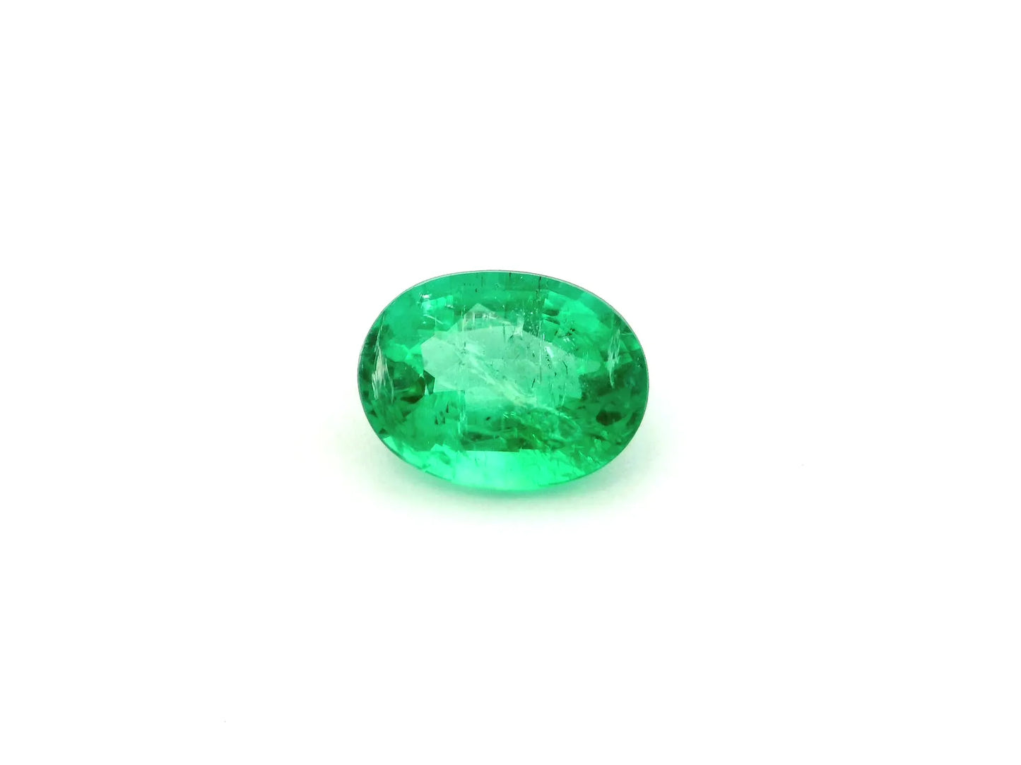 2.72ct Oval Natural Emerald (Colour Green, Clarity Moderately Included, Cut Faceted)