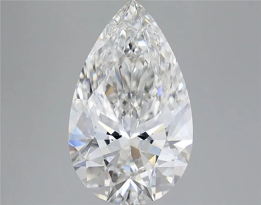 5.08ct Pear Lab Grown Diamond (Colour F, Clarity VVS2, IGI Certified)