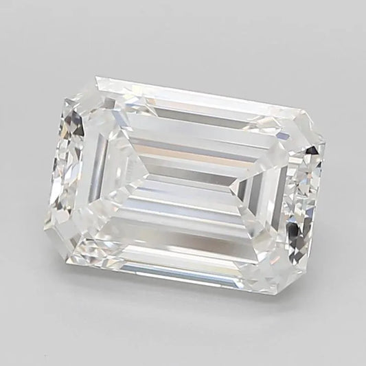 4.00ct Emerald Lab Grown Diamond (Colour F, Clarity VVS2, IGI Certified)
