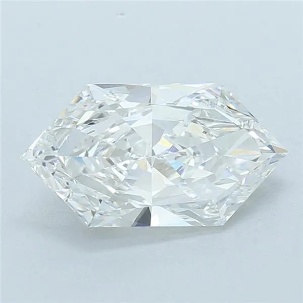4.00ct Hexagonal Lab Grown Diamond (Colour E, Clarity VVS2, IGI Certified)
