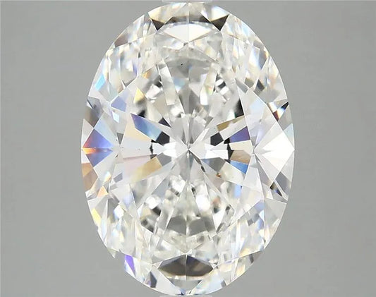 4.00ct Oval Lab Grown Diamond (Colour E, Clarity VS1, IGI Certified)