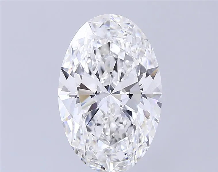4.00ct Oval Lab Grown Diamond (Colour F, Clarity VVS2, IGI Certified)