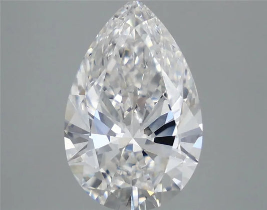 4.00ct Pear Lab Grown Diamond (Colour E, Clarity VVS2, IGI Certified)