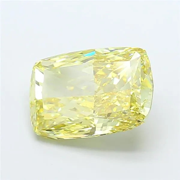 4.01ct Cushion modified Lab Grown Diamond (Colour Fancy Intense Yellow, Clarity VS1, IGI Certified)