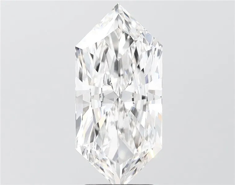 4.01ct Hexagonal Lab Grown Diamond (Colour E, Clarity VS1, IGI Certified)