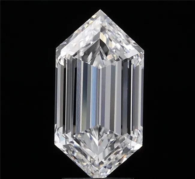 4.01ct Hexagonal Lab Grown Diamond (Colour E, Clarity VVS2, IGI Certified)