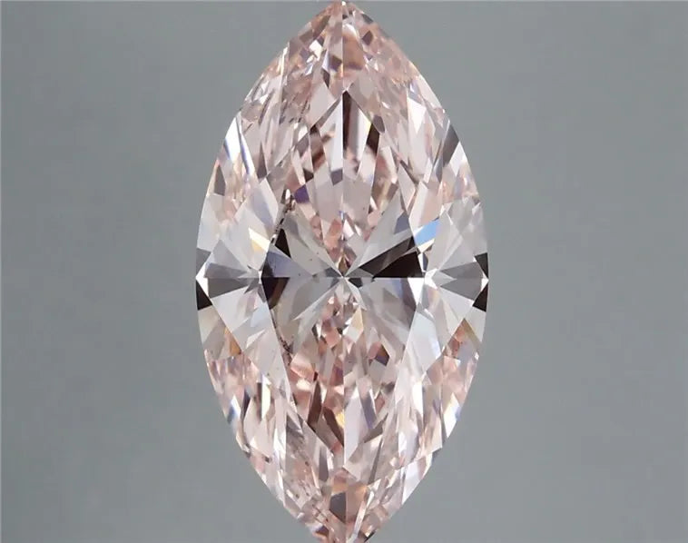 4.01ct Marquise Lab Grown Diamond (Colour Fancy Intense Pink, Clarity VS1, IGI Certified)