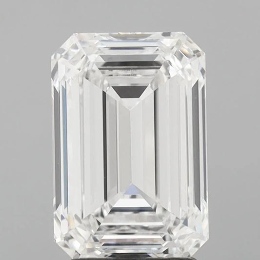 4.02ct Emerald Lab Grown Diamond (Colour F, Clarity VVS2, IGI Certified)