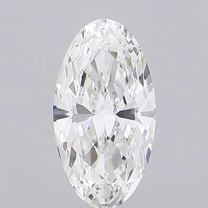 4.02ct Oval Lab Grown Diamond (Colour F, Clarity VVS2, IGI Certified)