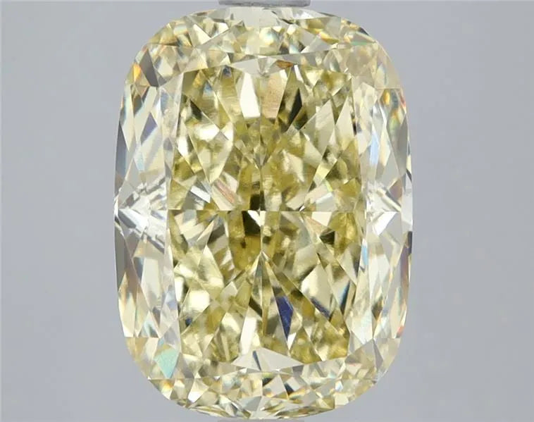 4.03ct Cushion modified Lab Grown Diamond (Colour Fancy Yellow, Clarity VS1, IGI Certified)