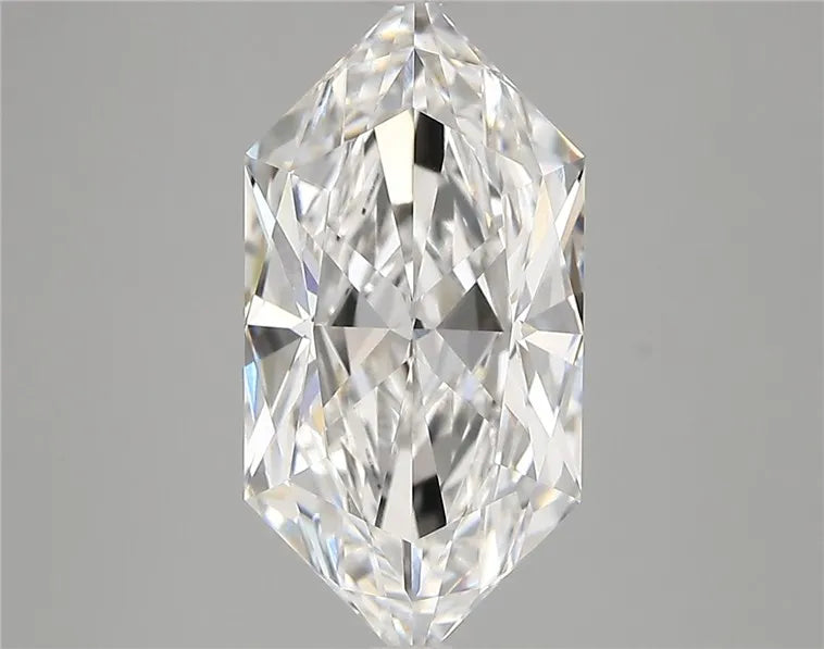 4.04ct Hexagonal Lab Grown Diamond (Colour E, Clarity VVS2, IGI Certified)