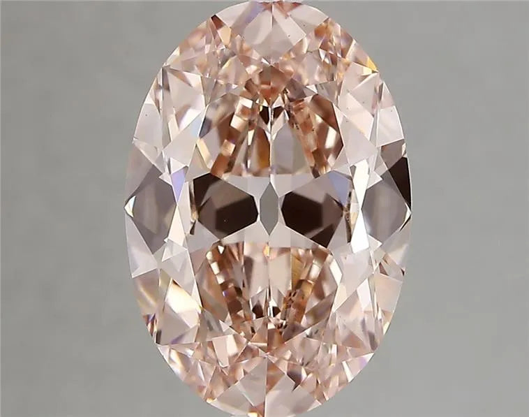 4.04ct Oval Lab Grown Diamond (Colour Fancy Intense Pink, Clarity VS2, IGI Certified)