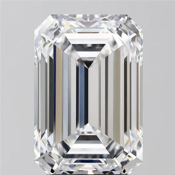 4.05ct Emerald Lab Grown Diamond (Colour D, Clarity VVS2, IGI Certified)