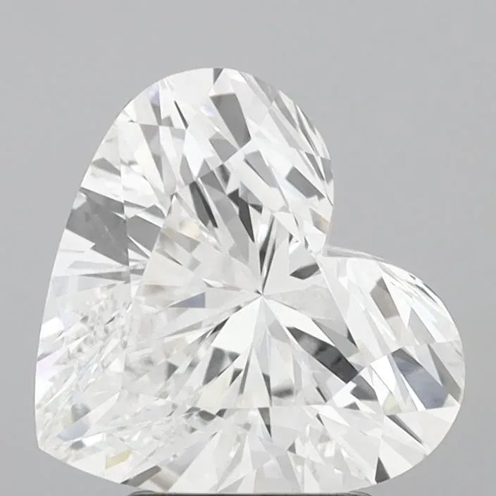 4.07ct Heart Lab Grown Diamond (Colour E, Clarity VVS2, IGI Certified)