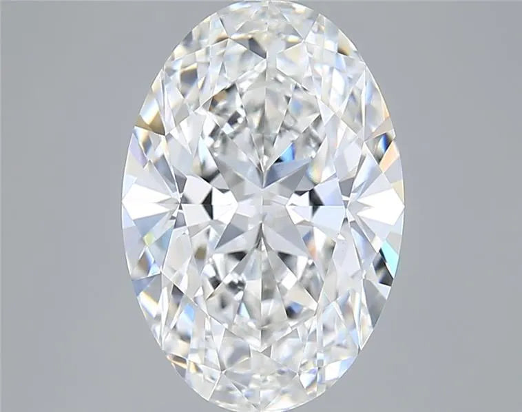 4.07ct Oval Lab Grown Diamond (Colour E, Clarity VVS2, IGI Certified)