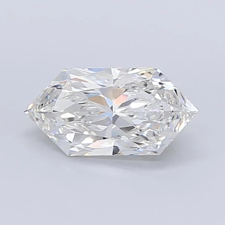 4.09ct Hexagonal Lab Grown Diamond (Colour E, Clarity VVS2, IGI Certified)