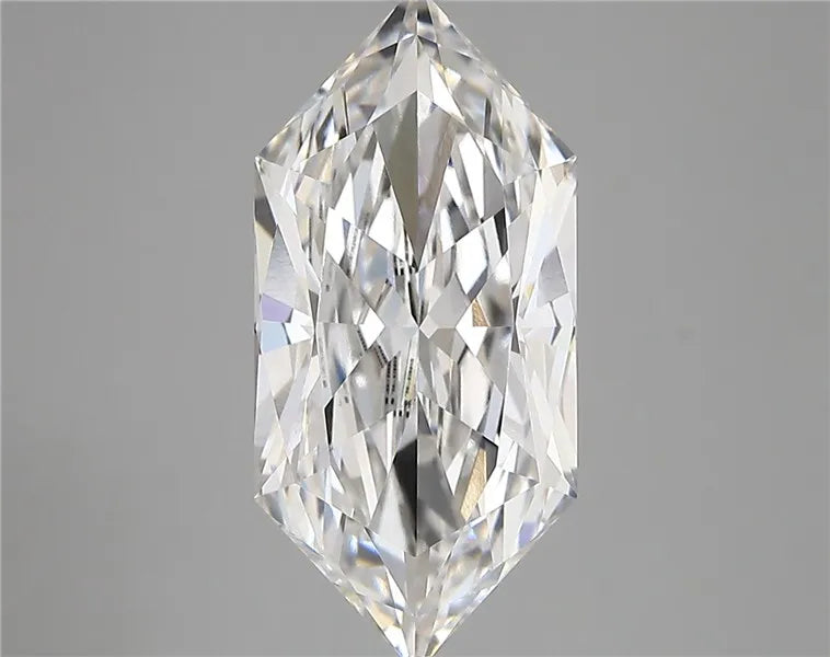 4.09ct Hexagonal Lab Grown Diamond (Colour E, Clarity VVS2, IGI Certified)