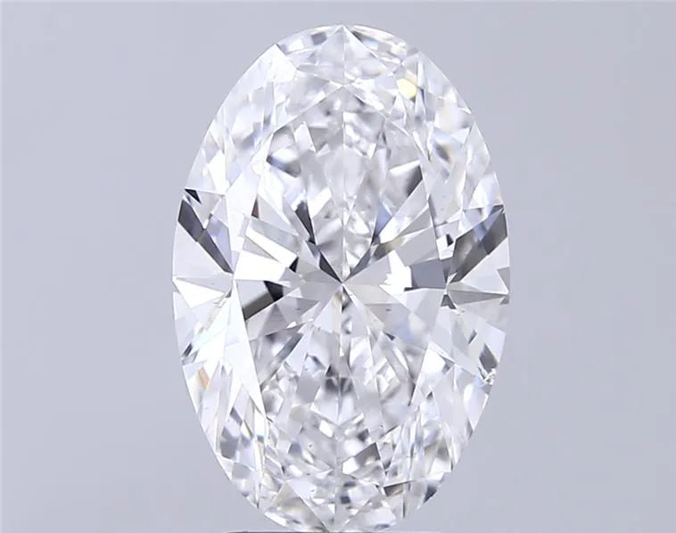 4.11ct Oval Lab Grown Diamond (Colour D, Clarity VS2, IGI Certified)