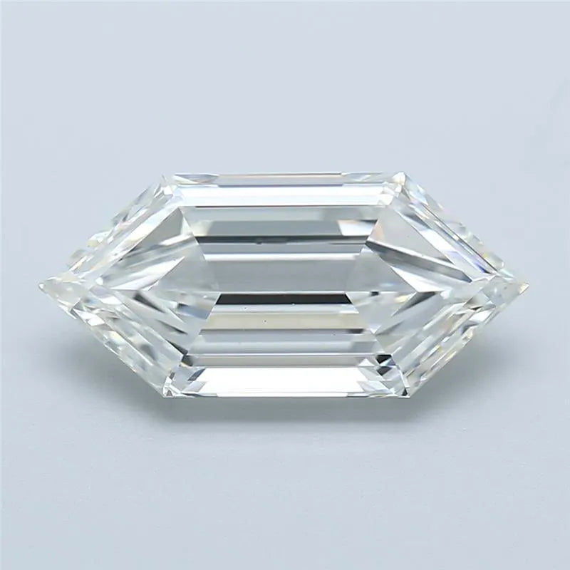 4.13ct Hexagonal Lab Grown Diamond (Colour E, Clarity VS1, IGI Certified)