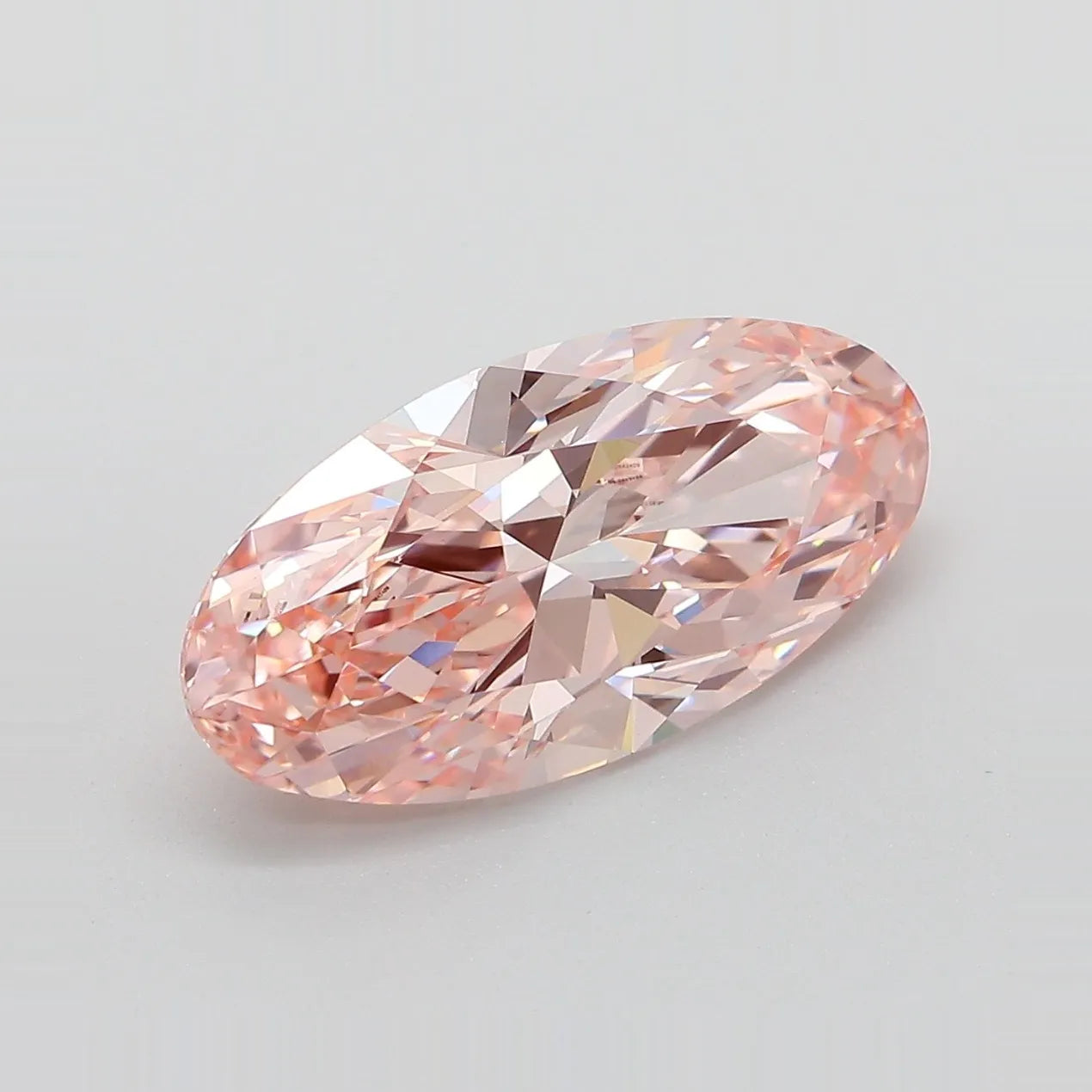 4.18ct Oval Lab Grown Diamond (Colour Fancy Intense Pink, Clarity VVS2, IGI Certified)
