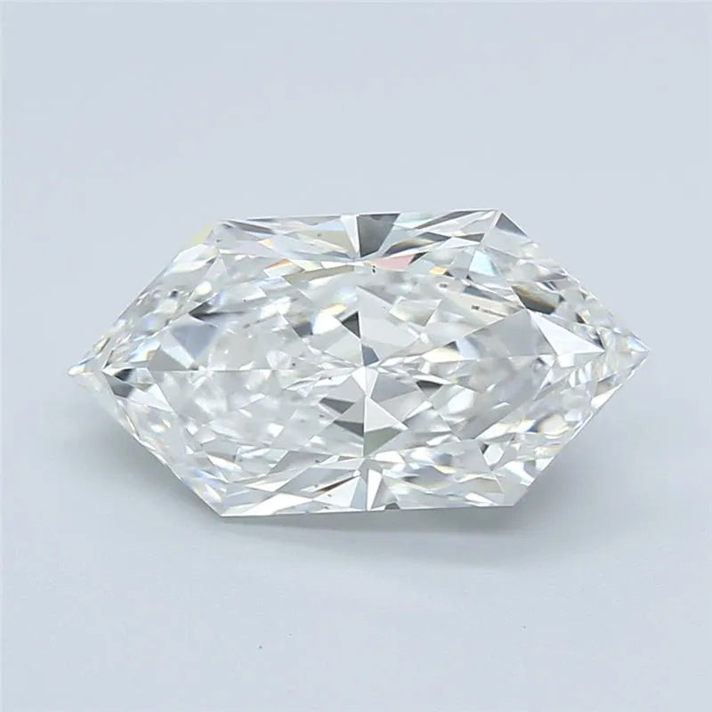 4.22ct Hexagonal Lab Grown Diamond (Colour E, Clarity VS1, IGI Certified)