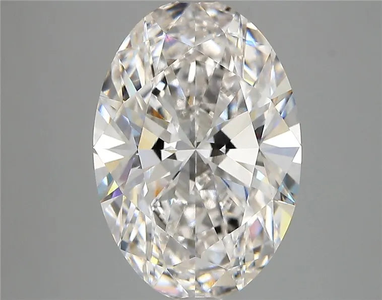 4.33ct Oval Lab Grown Diamond (Colour F, Clarity VVS1, IGI Certified)